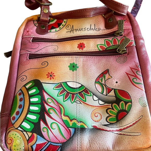 Anuschka Elephant Crossbody - Picture 2 of 7